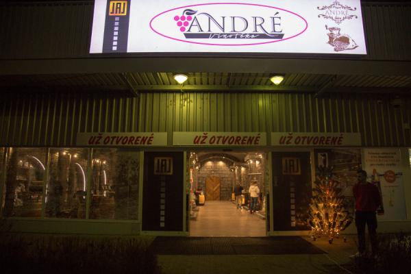 Novootvorená predajňa Wine Shop André